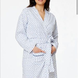 Roller Rabbit Blue Hearts Axel Robe NWOT 💙